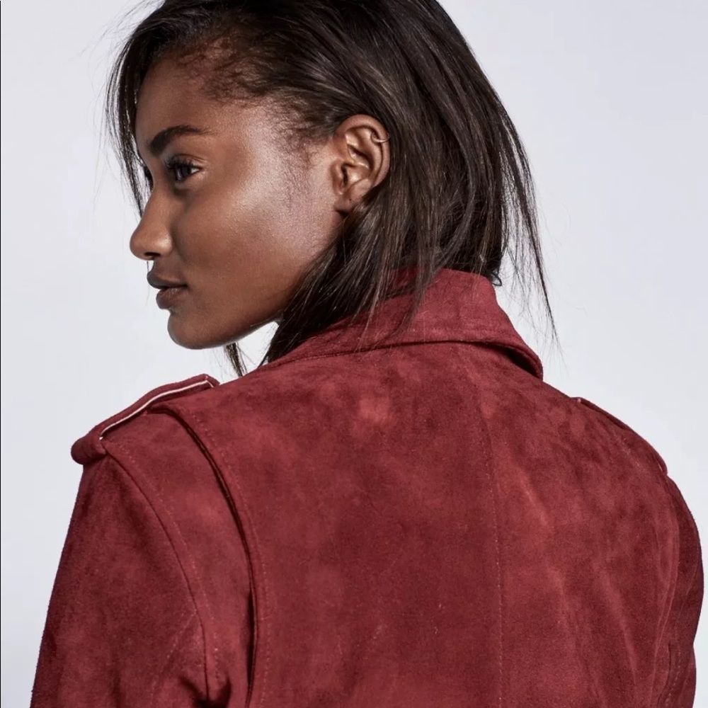 Free People Understated Suede WesternBuckle Jacket - Picture 5 of 8